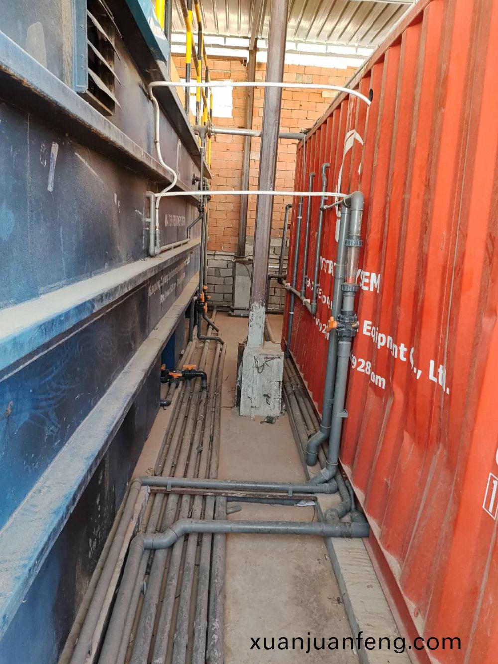 阿爾及利(li)亞(ya)132t電鍍(du)廢(fei)水(shui)