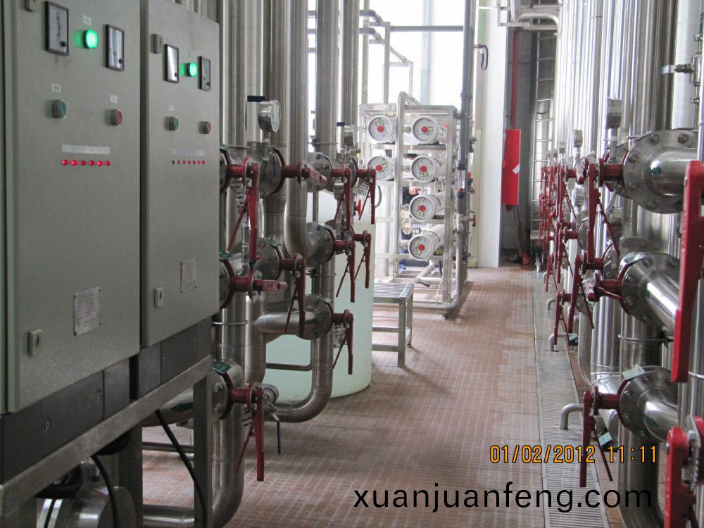 飲(yin)料廠(chang)20m3ph純(chun)水(shui)係(xi)統