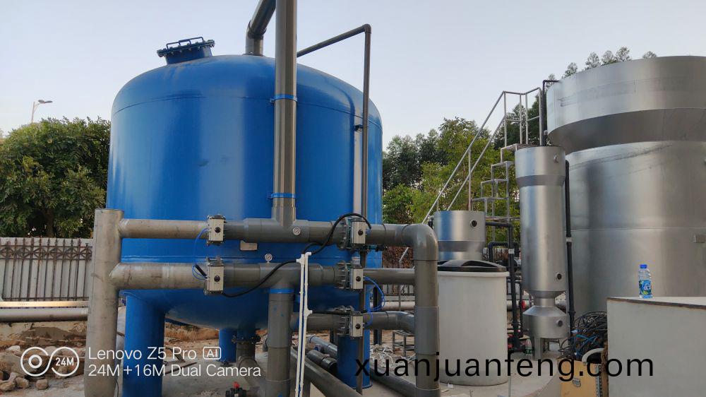 廣東某某(mou)紡(fang)織(zhi)100噸(dun)輭化水工程(cheng)